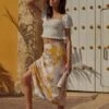 Nava Tie Dye Midi Skirt -Sun Gaia Dresses Shop 200119 ASTR Label 0695