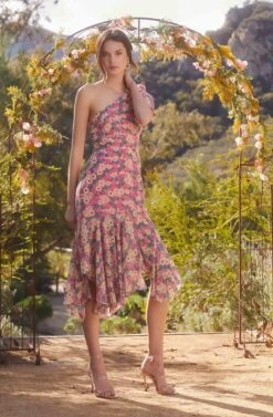 Santorini One Shoulder Midi Dress -Sun Gaia Dresses Shop 23 01 19 ASTR WEDDING40930
