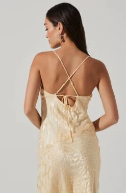 Gaia Burnout Floral Midi Dress -Sun Gaia Dresses Shop ACDR100133F CREAMFLORALBURNOUT 6