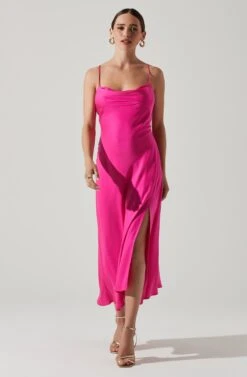Gaia Midi Dress -Sun Gaia Dresses Shop ACDR100133S BRIGHTFUCHSIA 1 e54c61dc 14c7 4b7b ac95 15b9739c7e33