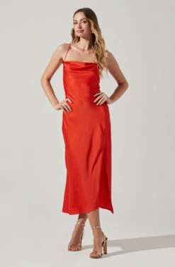 Gaia Midi Dress -Sun Gaia Dresses Shop ACDR100133S TANGERINE 0620