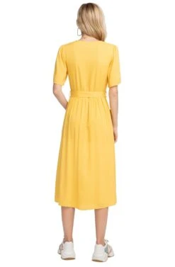 Charli Midi Dress -Sun Gaia Dresses Shop ACDR100222 SUNFLOWER YELLOW 3