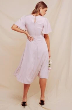 Delaney Midi Dress -Sun Gaia Dresses Shop ACDR100310 DUSTY LILAC 4