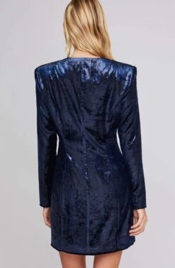 Zaire Mini Wrap Dress -Sun Gaia Dresses Shop ACDR100429 INDIGO 3AA