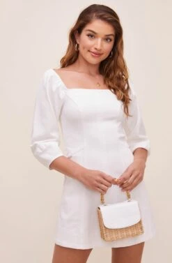 Rabia Puff Sleeve Mini Dress