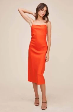 Bonita Midi Dress 34 Bonita Midi Dress -Sun Gaia Dresses Shop ACDR100576 RED 2