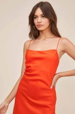Bonita Midi Dress 35 Bonita Midi Dress -Sun Gaia Dresses Shop ACDR100576 RED 4