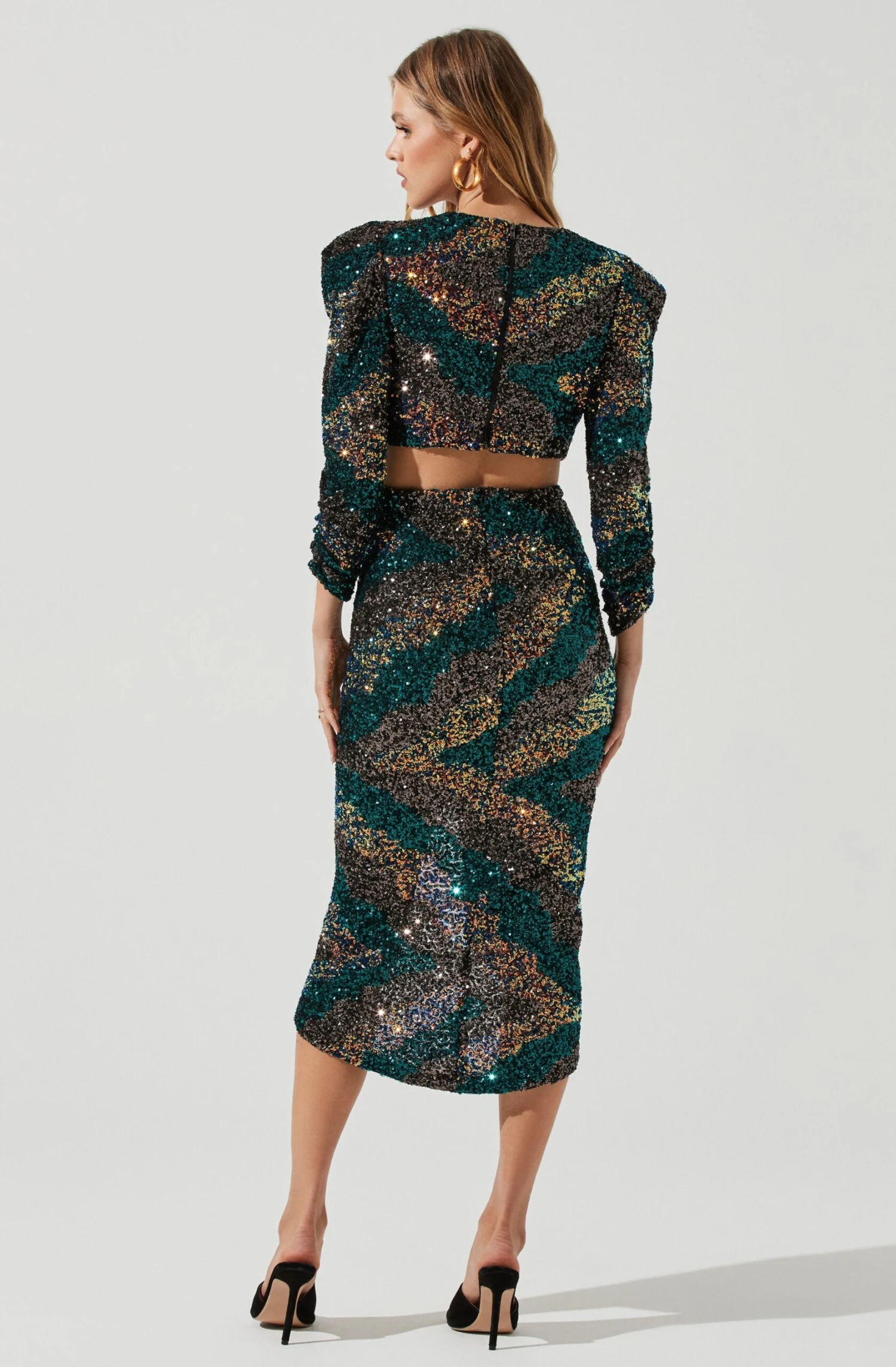 Jayla Sequin Cutout Dress 5 Jayla Sequin Cutout Dress - Image 3