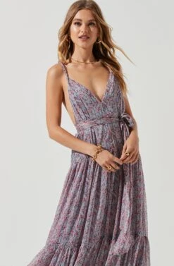Eartha Floral Maxi Dress -Sun Gaia Dresses Shop ACDR100834B BLUEPINKMULTIDITSY 0570 22d46bb6 d53c 4e2a a2ed 600112026bd8