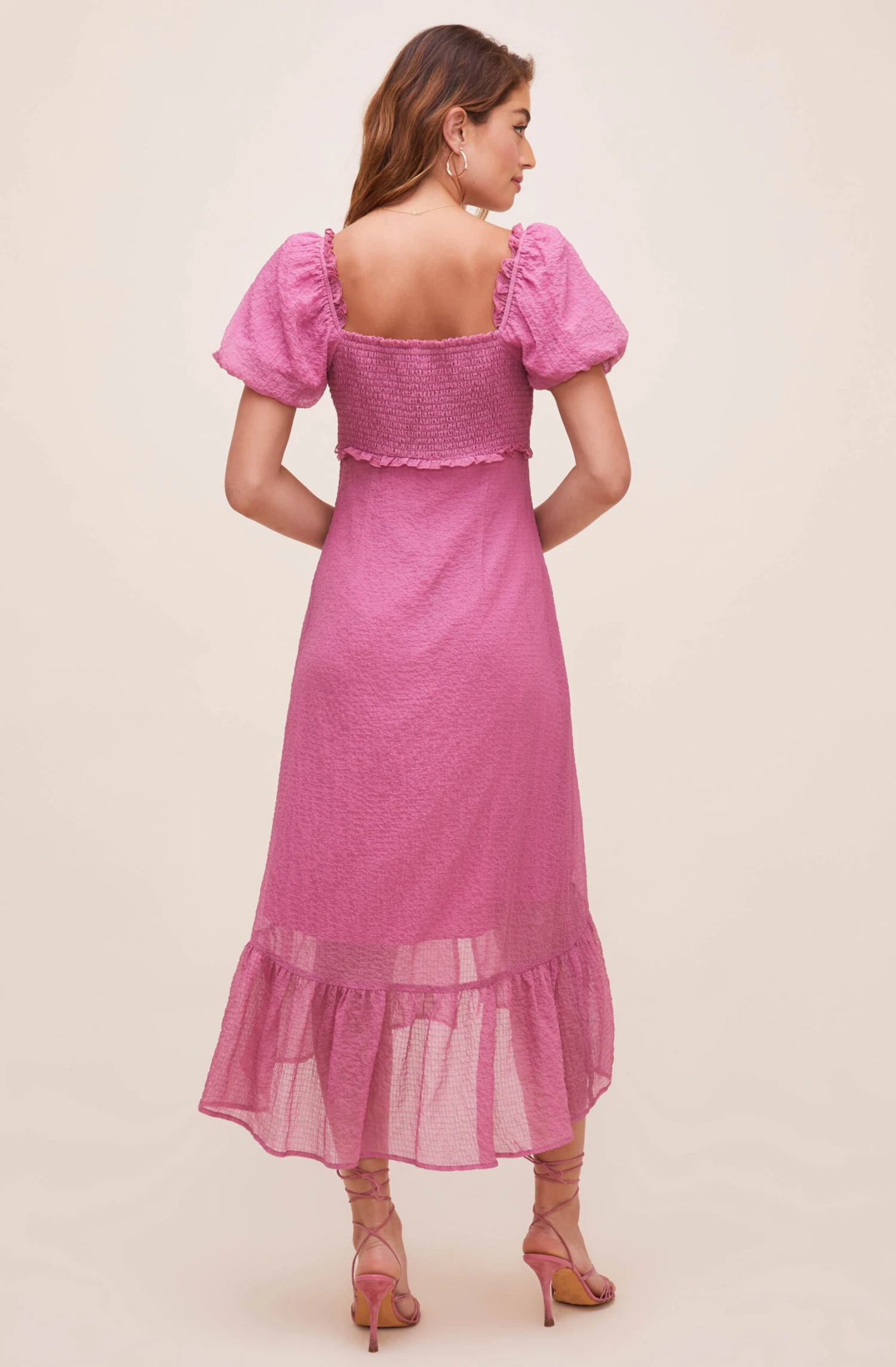 Rocco Puff Sleeve Midi Dress 7 Rocco Puff Sleeve Midi Dress - Image 5