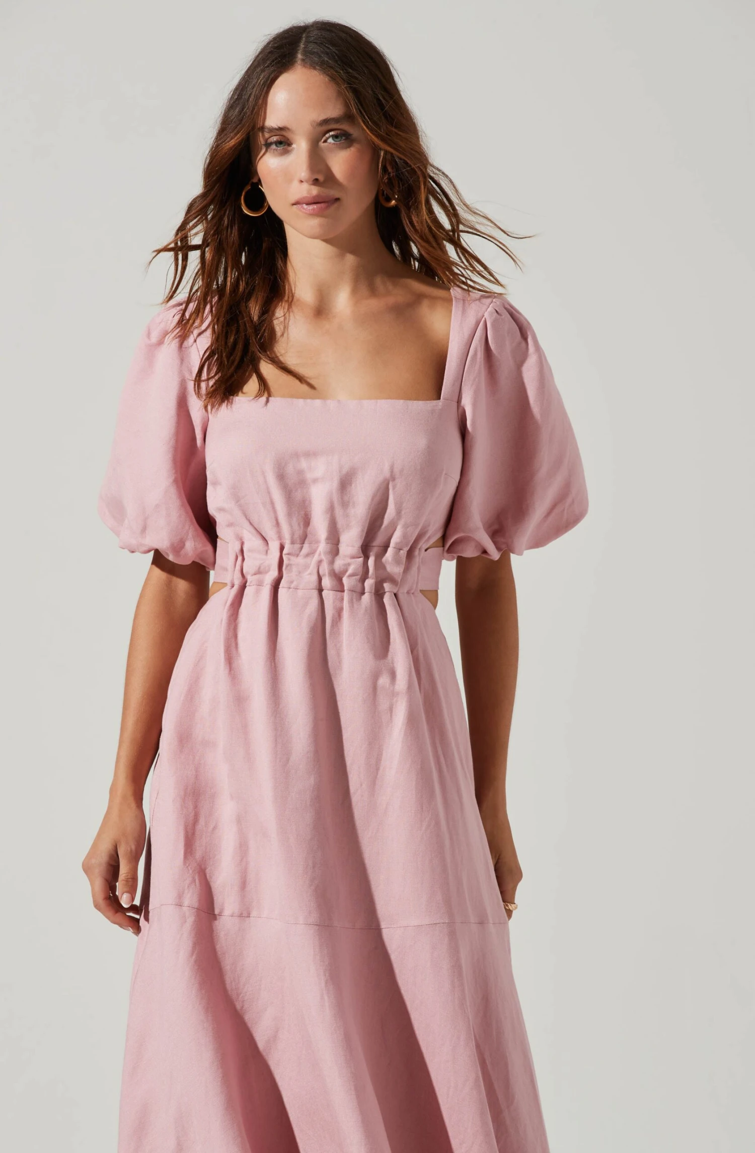Angeles Puff Sleeve Cutout Dress 19 Angeles Puff Sleeve Cutout Dress - Image 17