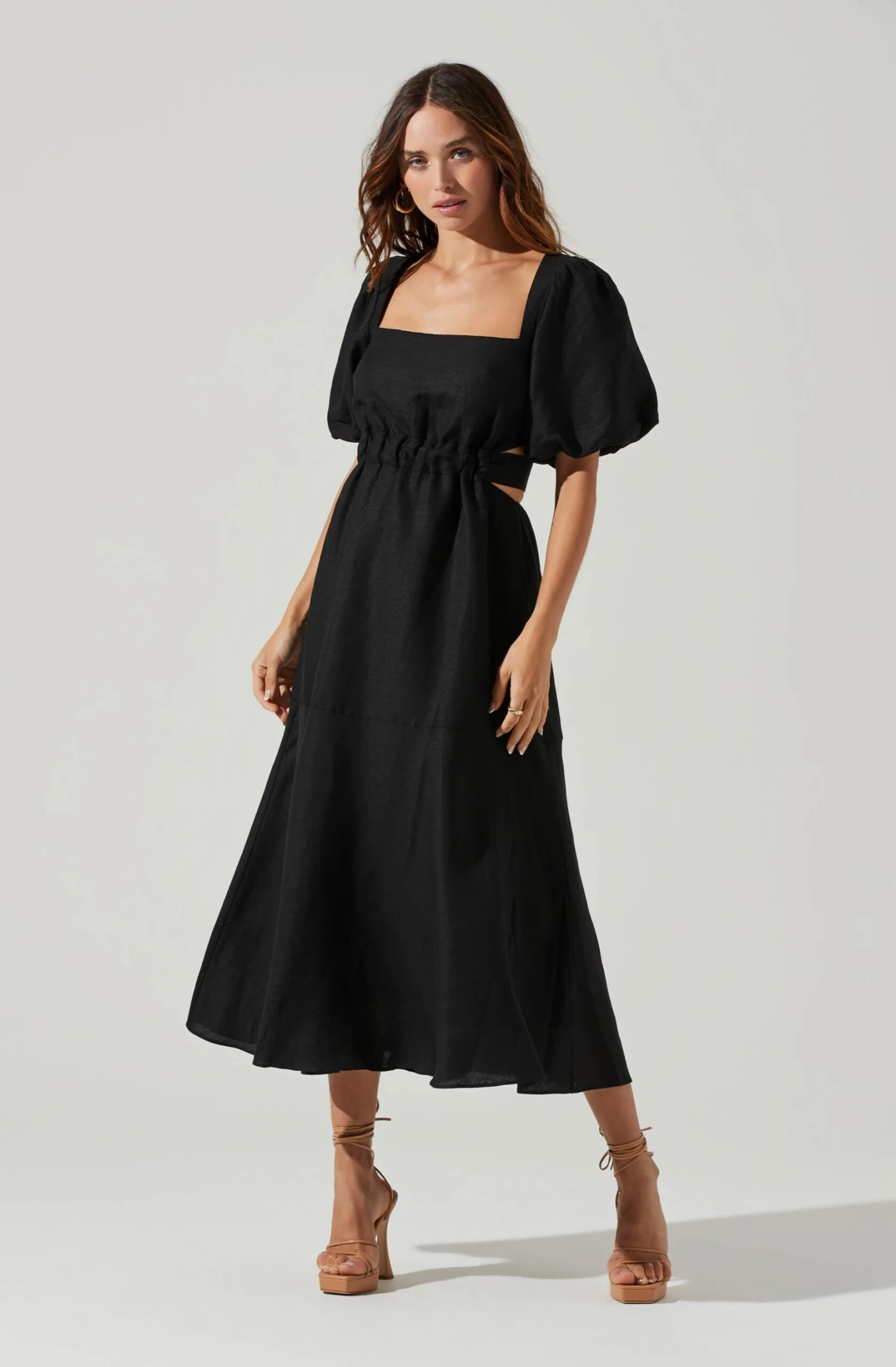 Angeles Puff Sleeve Cutout Dress 13 Angeles Puff Sleeve Cutout Dress - Image 11