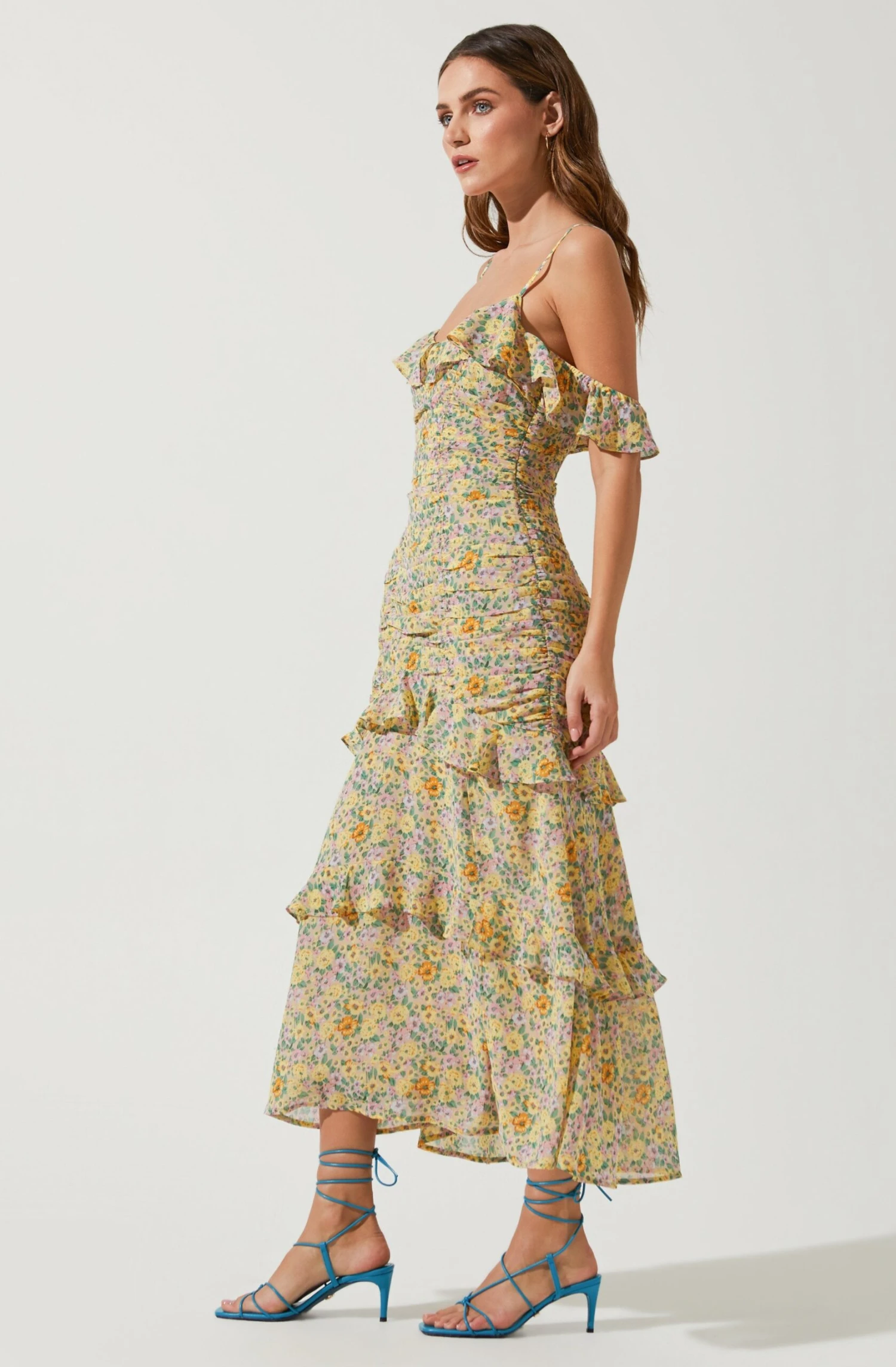 Daisy Dell Ruffle Midi Dress 4 Daisy Dell Ruffle Midi Dress - Image 2