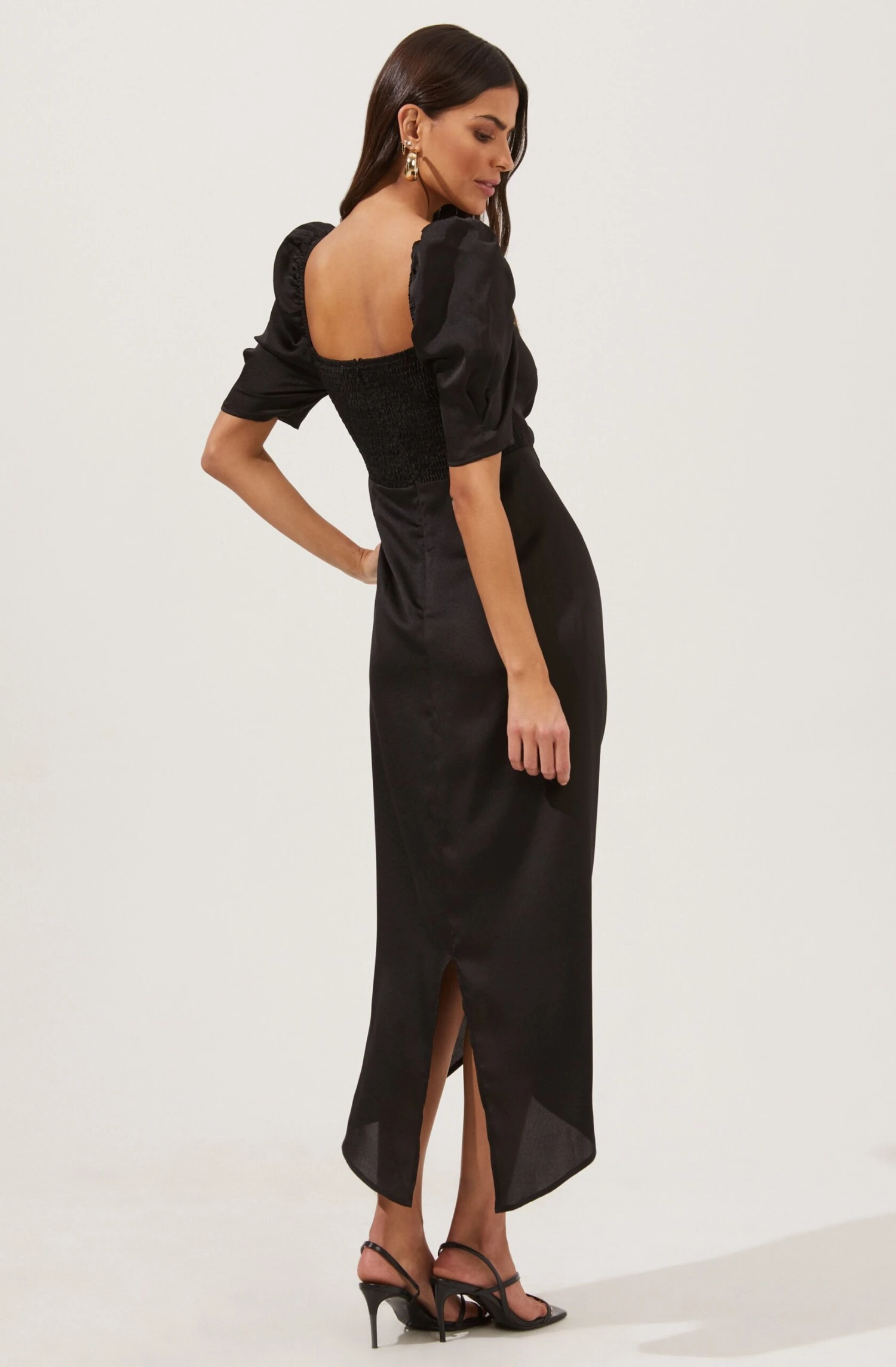 Austen Puff Sleeve Midi Dress 8 Austen Puff Sleeve Midi Dress - Image 6