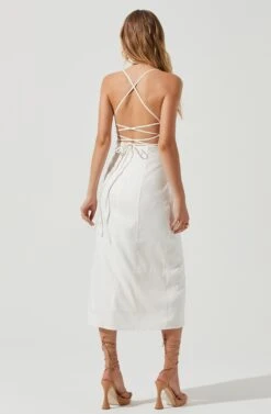 Brayden Strappy Back Midi Dress 12 Brayden Strappy Back Midi Dress -Sun Gaia Dresses Shop ACDR101175 WHITE 0913 1f5004d2 28ba 4bcc aed5 2b29f0fb1427