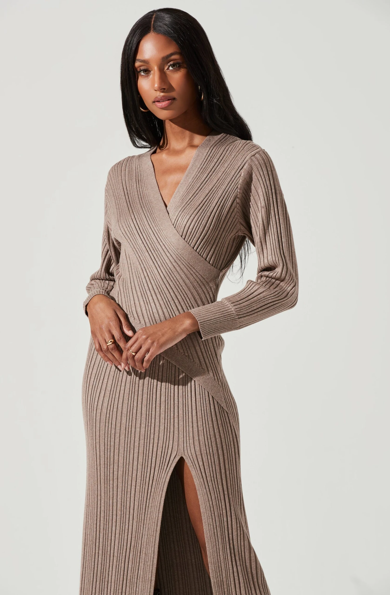 Astrid Ribbed Knit Midi Dress 9 Astrid Ribbed Knit Midi Dress - Image 7