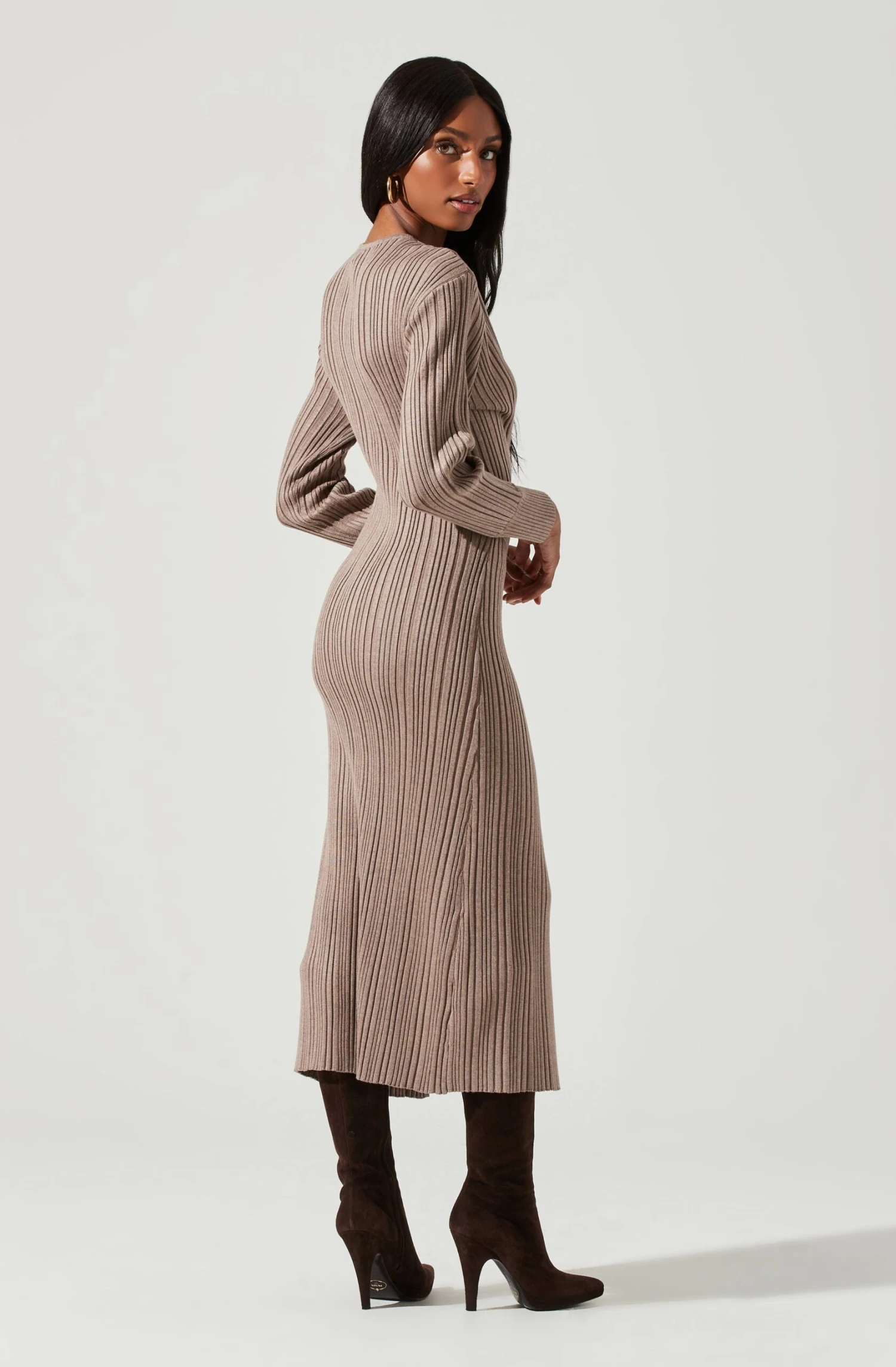 Astrid Ribbed Knit Midi Dress 12 Astrid Ribbed Knit Midi Dress - Image 10