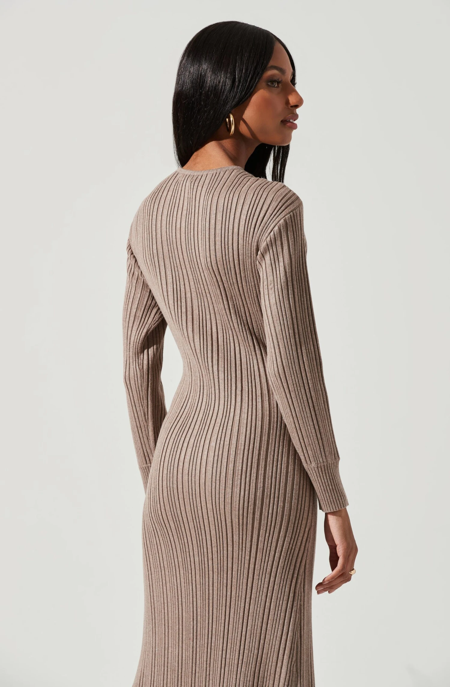 Astrid Ribbed Knit Midi Dress 11 Astrid Ribbed Knit Midi Dress - Image 9