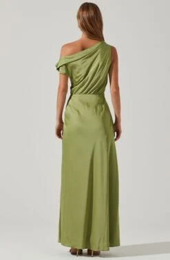 Monroe Satin Off Shoulder Maxi Dress -Sun Gaia Dresses Shop ACDR101586 CRESTGREEN 4 d4d78885 8298 4c13 aae5 bf87126856e5
