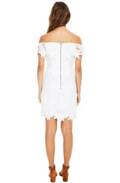 Daniela Lace Dress 8 Daniela Lace Dress -Sun Gaia Dresses Shop ACDR94495 WHITE 2A