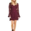 Juliette Dress -Sun Gaia Dresses Shop ACDR94633 WINE 01
