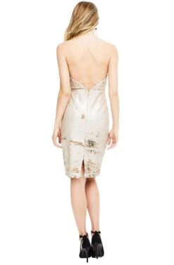 Francesca Dress -Sun Gaia Dresses Shop ACDR94758 GOLD TWO TONE 03