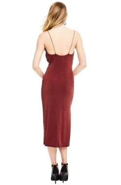 Ivana Dress -Sun Gaia Dresses Shop ACDR94774 WINE 03