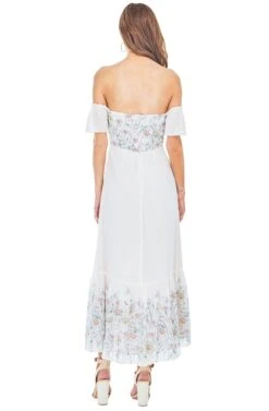 Angelina Dress -Sun Gaia Dresses Shop ACDR95022 BLUSH FLORAL BORDER 03