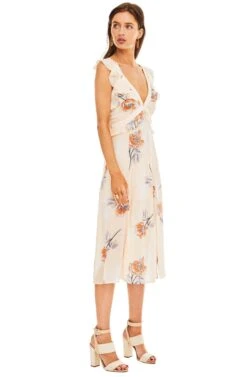 Milani Dress -Sun Gaia Dresses Shop ACDR95209 PEACH SORBET FLORAL 02