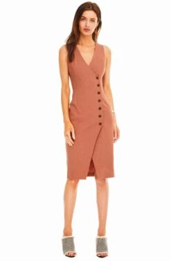 Demi Dress -Sun Gaia Dresses Shop ACDR95295C MAUVE 01