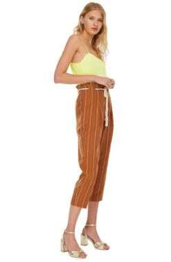 Neo Pants -Sun Gaia Dresses Shop ACP7024 PAPAYA STRIPE 02
