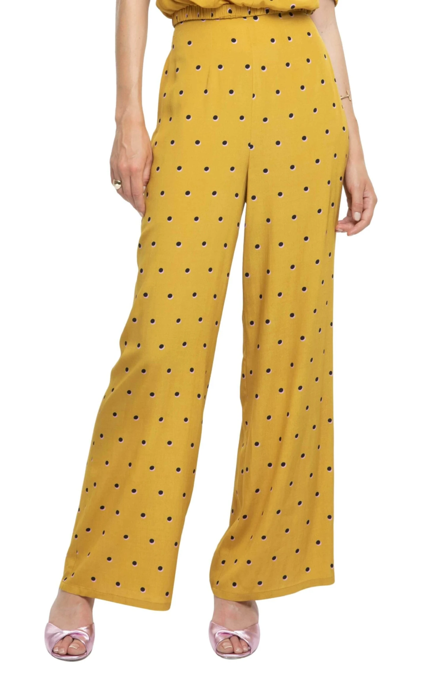 Burke Polka Dot Wide Leg Pants 3 Burke Polka Dot Wide Leg Pants