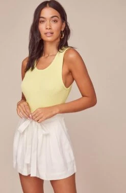 Pacific Pleated Shorts -Sun Gaia Dresses Shop ACP7113 WHITE 2