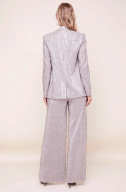 Aileen Wide Leg Plisse Pant -Sun Gaia Dresses Shop ACP7192 PEWTER 8