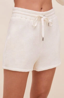 All Tied Up Sweatshorts 12 All Tied Up Sweatshorts -Sun Gaia Dresses Shop ACP7206 IVORY 4