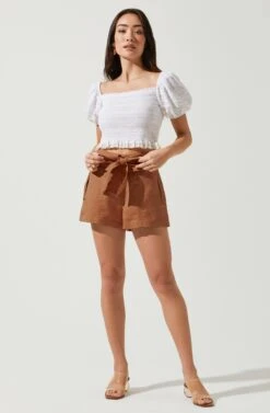 Kenia Tie Waist Shorts