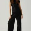 Savine Textured Pants 1 Savine Textured Pants -Sun Gaia Dresses Shop ACP7259S BLACK 1