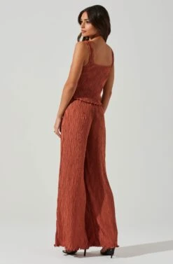 Janesa Wide Leg Pants 21 Janesa Wide Leg Pants -Sun Gaia Dresses Shop ACP7267 RUST 4