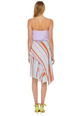 Palette Skirt -Sun Gaia Dresses Shop ACS9009 POP ORANGE STRIPE 03