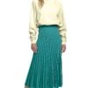 Yuri Pleated Midi Skirt