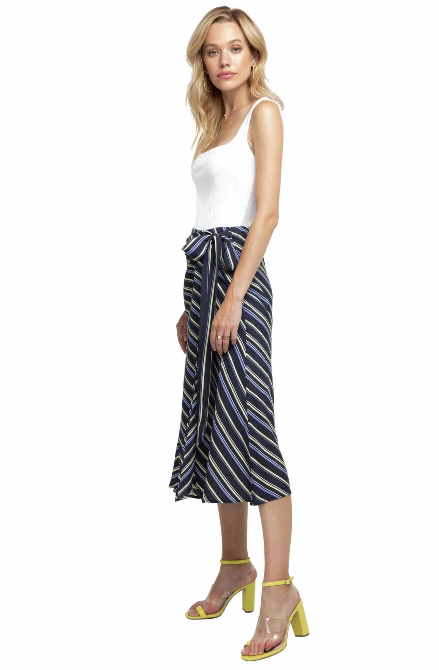 Teagan Striped Midi Skirt 5 Teagan Striped Midi Skirt - Image 3