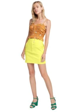 Wallace Mini Skirt -Sun Gaia Dresses Shop ACS9018 LEMON DROP YELLOW 1 0564e601 2851 422e b5f3 8406170151ef