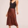 Pamela Animal Print Skirt -Sun Gaia Dresses Shop ACS9022 RUST ANIMAL 1