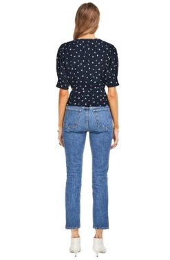 Beatrice Top 9 Beatrice Top -Sun Gaia Dresses Shop ACT13919 NAVY CREAM DOT 03