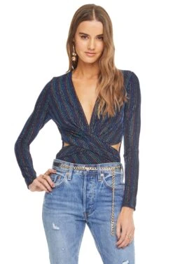 Oh Baby Bodysuit 21 Oh Baby Bodysuit -Sun Gaia Dresses Shop ACT15120B DISCO STRIPE 00