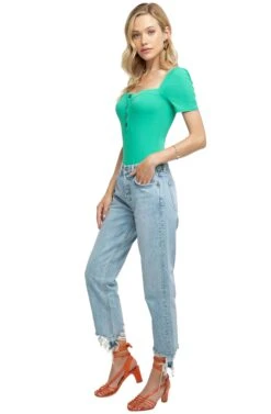 Eli Bodysuit -Sun Gaia Dresses Shop ACT15333 JADE GREEN 2