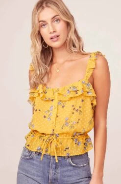 Donna Floral Top
