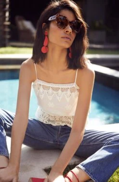 Lola Crochet Tank Top 9 Lola Crochet Tank Top -Sun Gaia Dresses Shop ACT15396AA