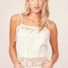Lola Crochet Tank Top -Sun Gaia Dresses Shop ACT15396 CHANTILLY WHITE 2