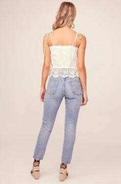 Lola Crochet Tank Top 10 Lola Crochet Tank Top -Sun Gaia Dresses Shop ACT15396 CHANTILLY WHITE 3